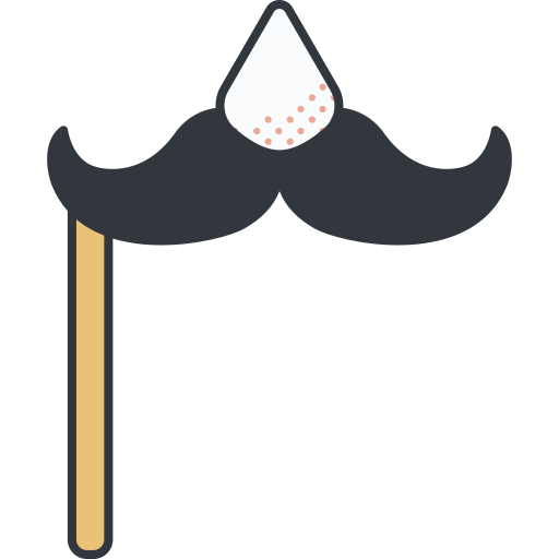 moustache Icône gratuit