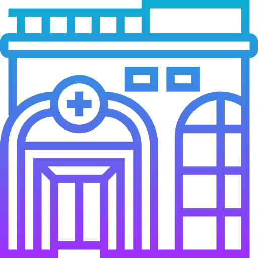 clínica de salud icono gratis