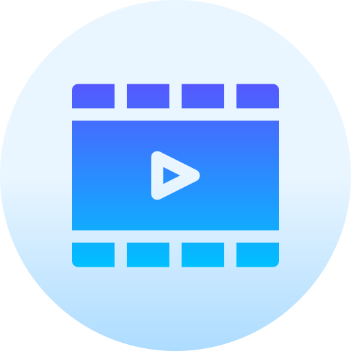 reproductor de video icono gratis