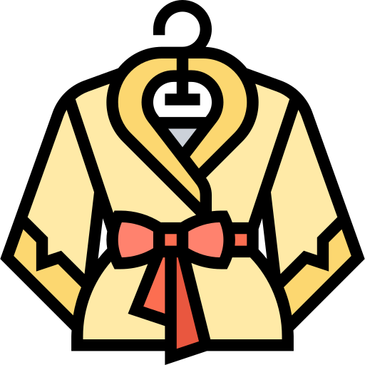 Bathrobe Meticulous Lineal Color icon