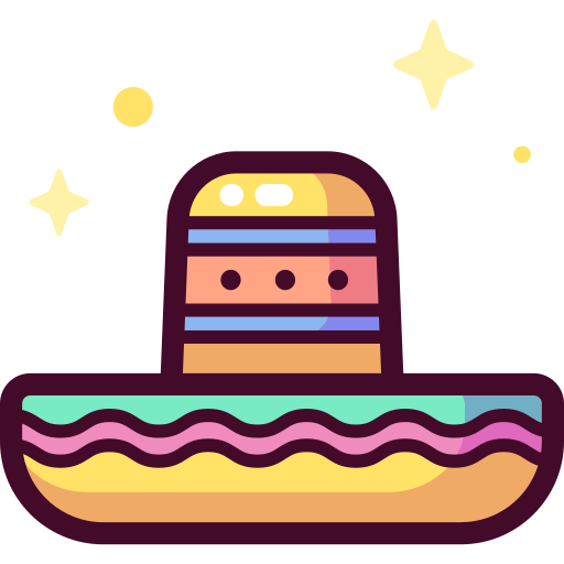 sombrero mexicano icono gratis