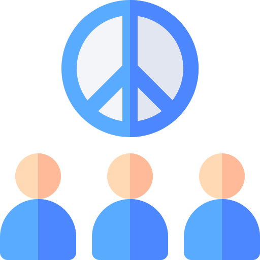 Peace Basic Rounded Flat icon