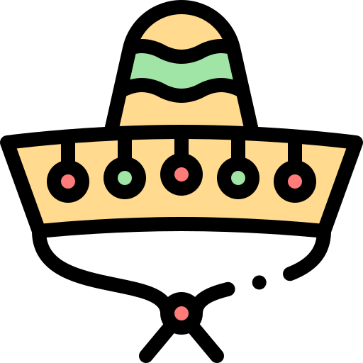 sombrero mexicano icono gratis