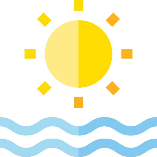 Sun Basic Straight Flat icon