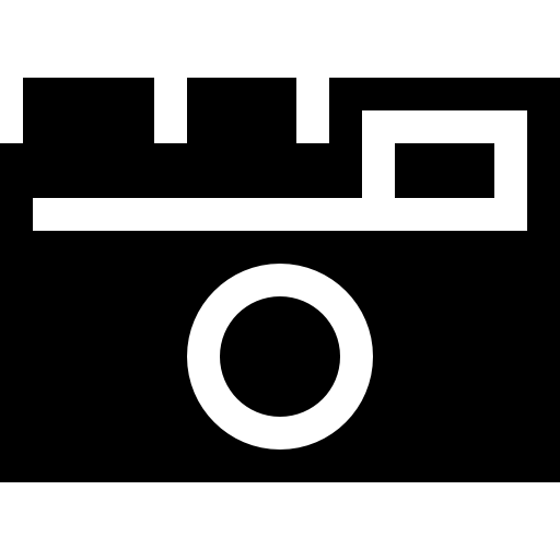 Photo camera Basic Straight Filled icon