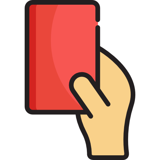 Free Red Card SVG, PNG Icon, Symbol. Download Image.