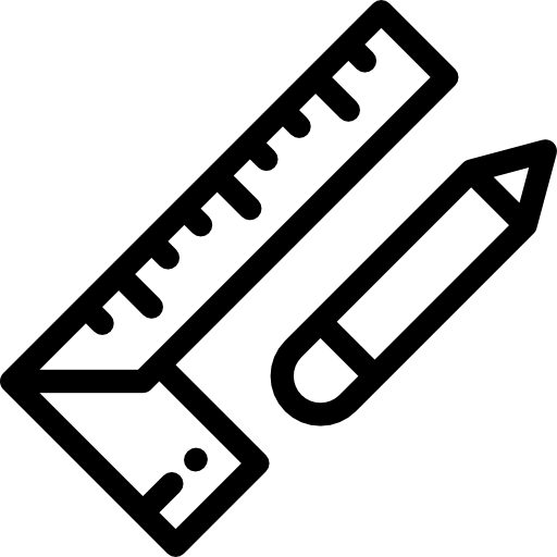 Ruler Detailed Rounded Lineal icon