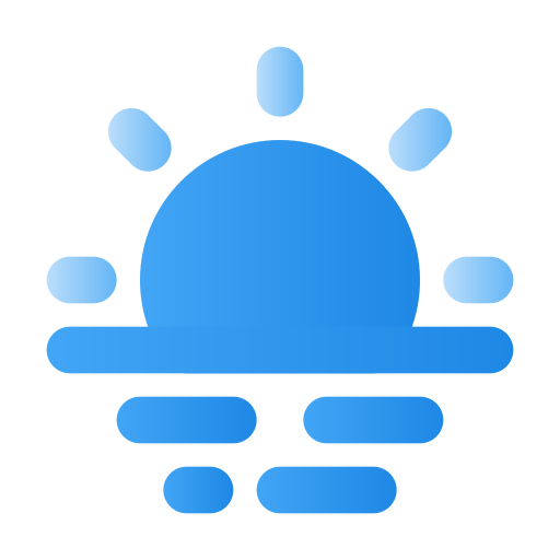 puesta de sol icono gratis