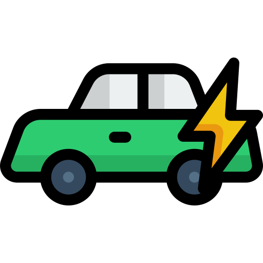 voiture électrique Icône gratuit voiture électrique Icône gratuit
