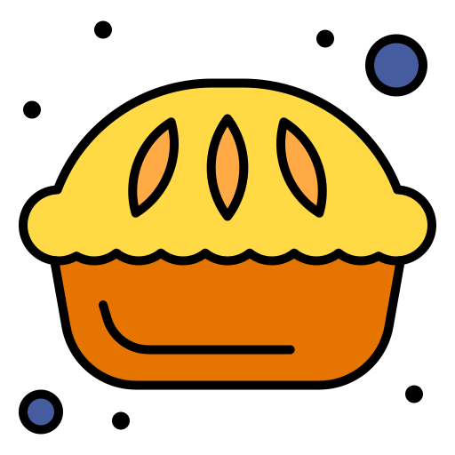 pie de manzana icono gratis