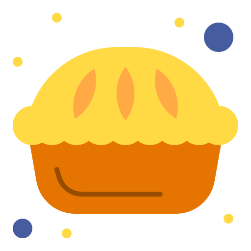 pie de manzana icono gratis