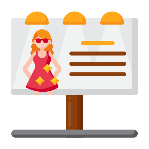 cartelera icono gratis