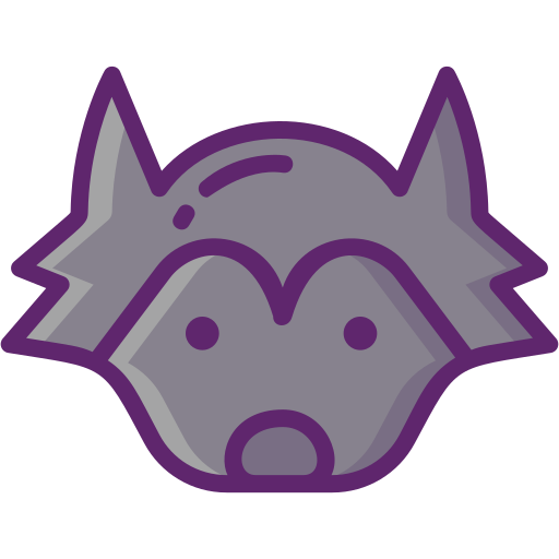 Wolf Flaticons Lineal Color icon