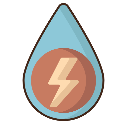 Énergie hydroélectrique Icône gratuit Énergie hydroélectrique Icône gratuit