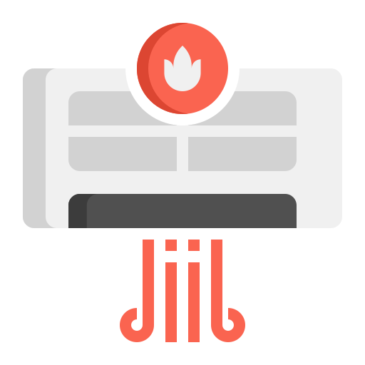 calentador de aire icono gratis