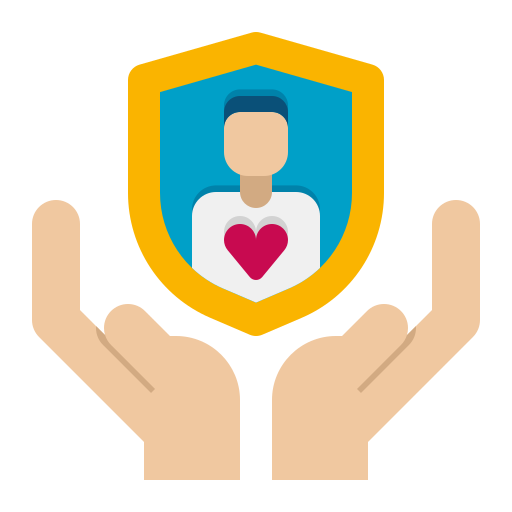 seguro de vida icono gratis