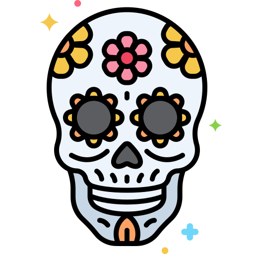 dia de muertos icono gratis