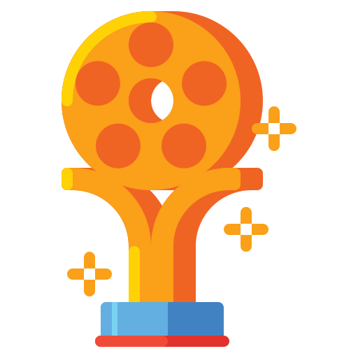 Oscar award Flaticons Flat icon