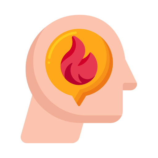 burnout icono gratis