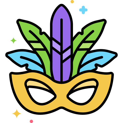 mardi gras icono gratis