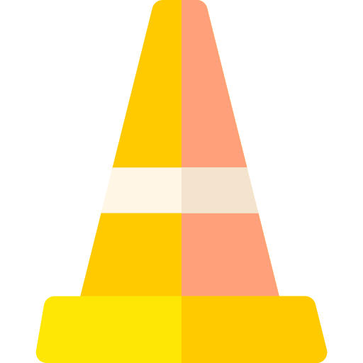 Cone Basic Rounded Flat icon