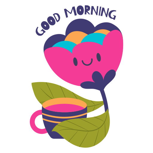 Whatsapp good shop morning stickers