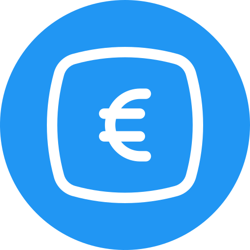 euro icono gratis