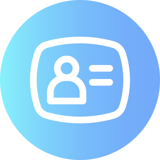 tarjeta de identificación icono gratis