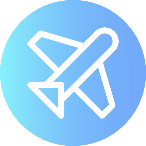 Airplane Generic Flat Gradient icon