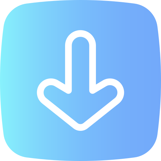 flecha hacia abajo icono gratis