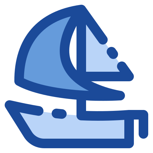 Sailboat Generic Blue icon