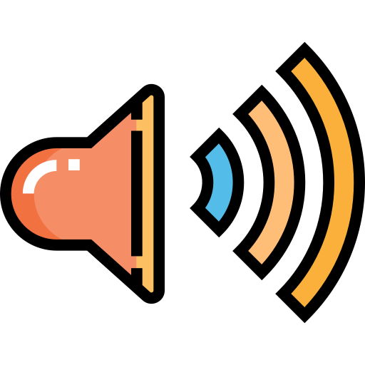 altavoz icono gratis