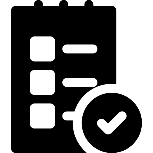 lista de verificación icono gratis