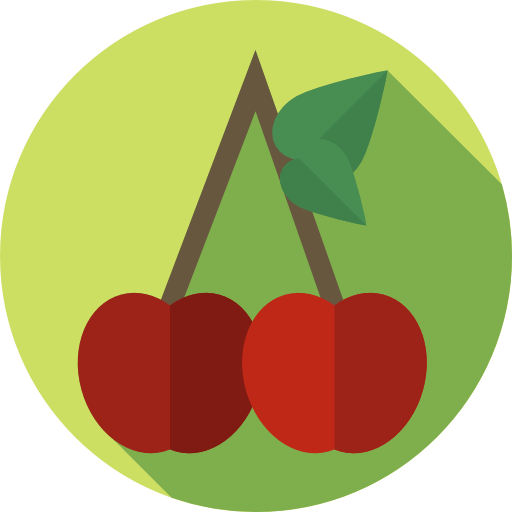 Cherry Flat Circular Flat icon