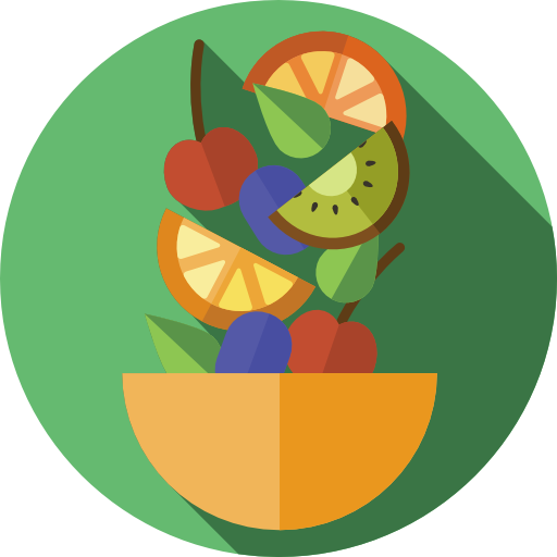 ensalada de frutas icono gratis