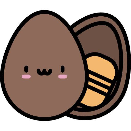 Chocolate egg clipart. Free download transparent .PNG