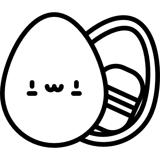 Chocolate egg - Free food icons