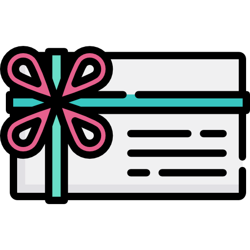 Gift card Special Lineal color icon