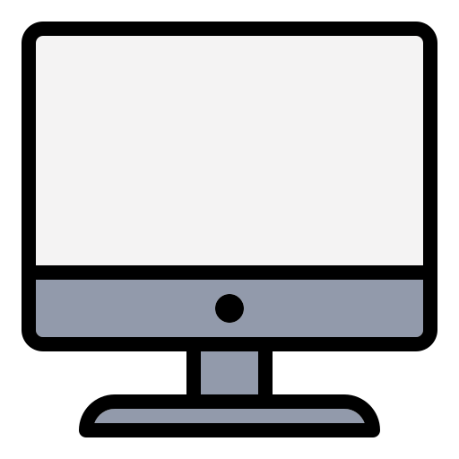 Monitor Generic Outline Color icon