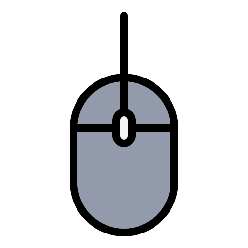 Mouse Generic Outline Color icon