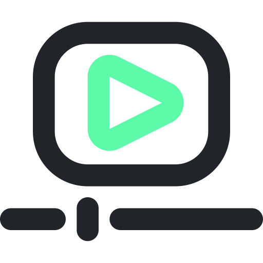 reproductor de video icono gratis