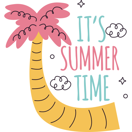 Summer time Stickers - Free nature Stickers