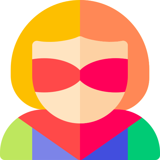 superheroína icono gratis