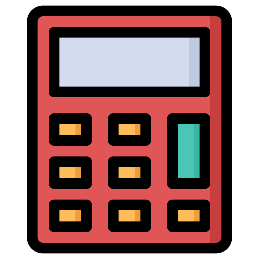 Calculator Generic Outline Color icon