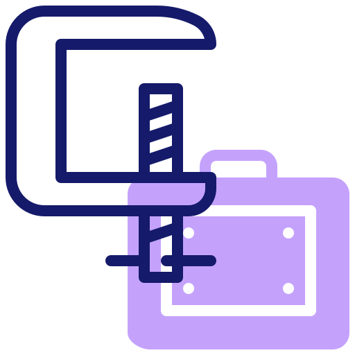 abrazadera icono gratis