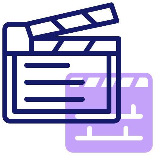 clapperboard 무료 아이콘 clapperboard 무료 아이콘