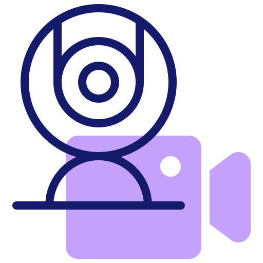 Videocam free icon