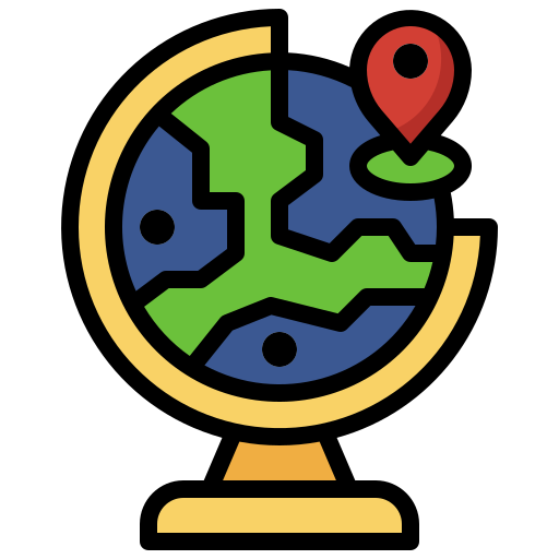 Globe - Free maps and location icons