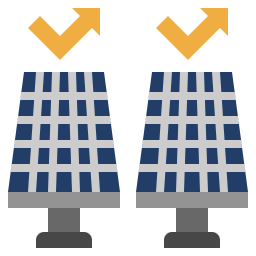 태양 전지 패널 무료 아이콘