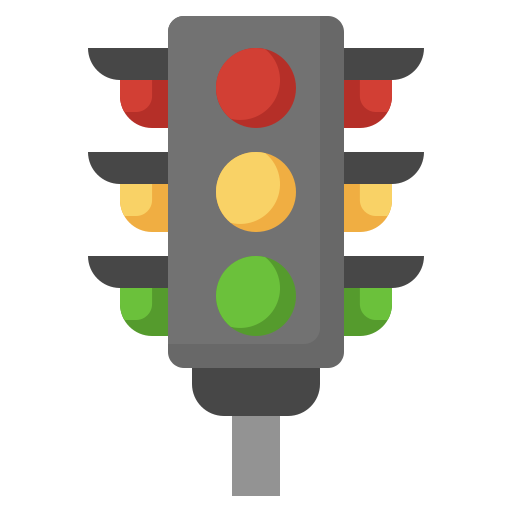 Traffic lights Surang Flat icon